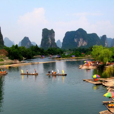 bamboo rafting yangshou china