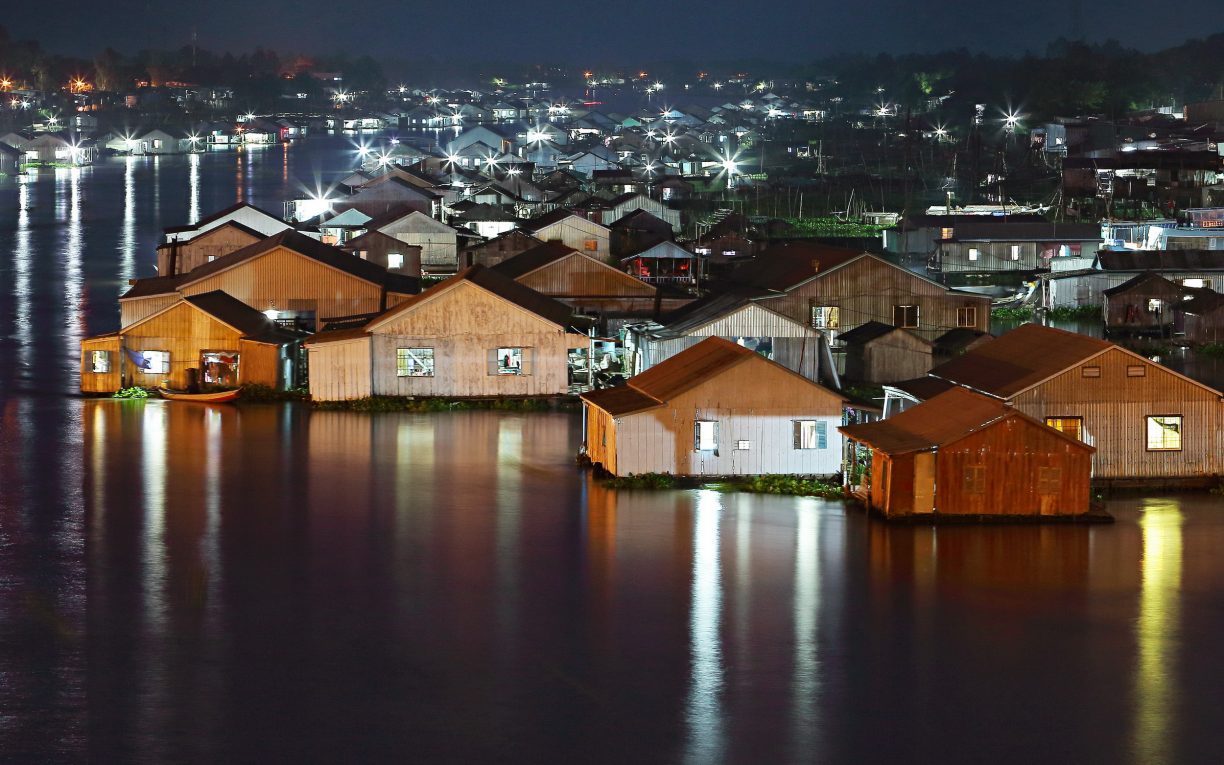 Mekong fishing village vietnam