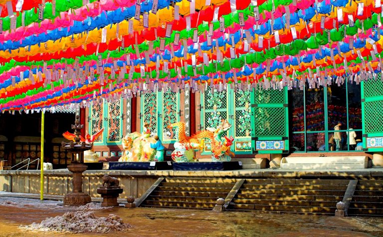 Seoul Buddhist temple Jogyesa S Korea