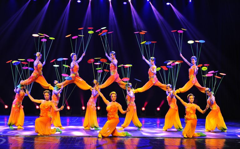 Shanghai Spring Flowers acrobatic show china