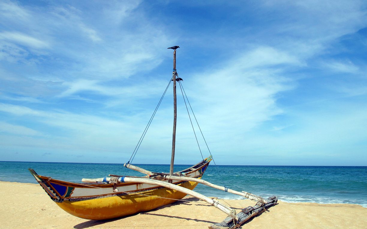 beach boat sri lanka